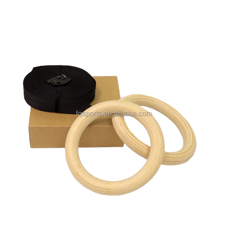 Outdoor Fitness Equipment Gym  – Gymnastic Ring Wood recenzja i cena