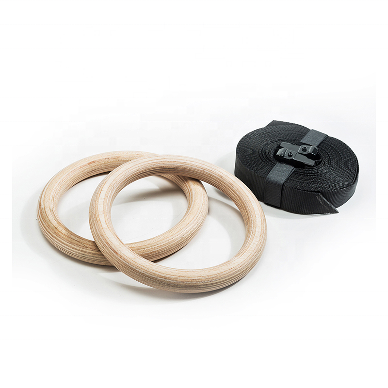 Outdoor Fitness Equipment Gym  – Gymnastic Ring Wood recenzja i cena