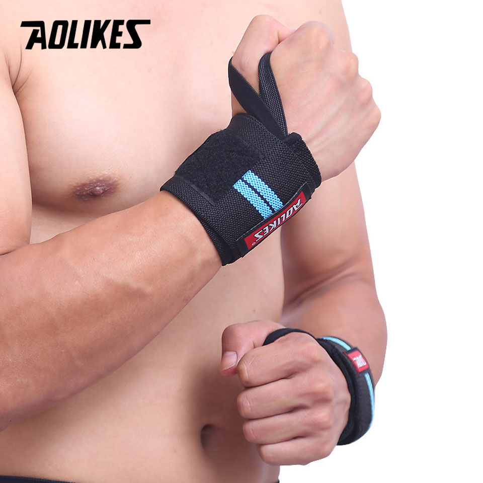 AOLIKES 1 Pair Wristband Wrist – Crossfit Training Gear recenzja i cena