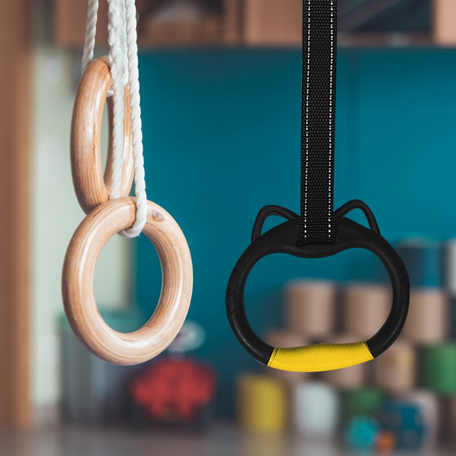 1 set 1 Set Gymnastics Rings F – Gymnastic Ring Wood recenzja i cena
