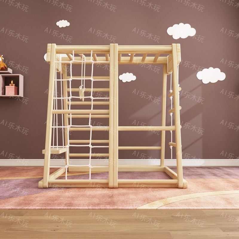 Indoor Playground Montessori B – Gymnastic Ring Wood recenzja i cena