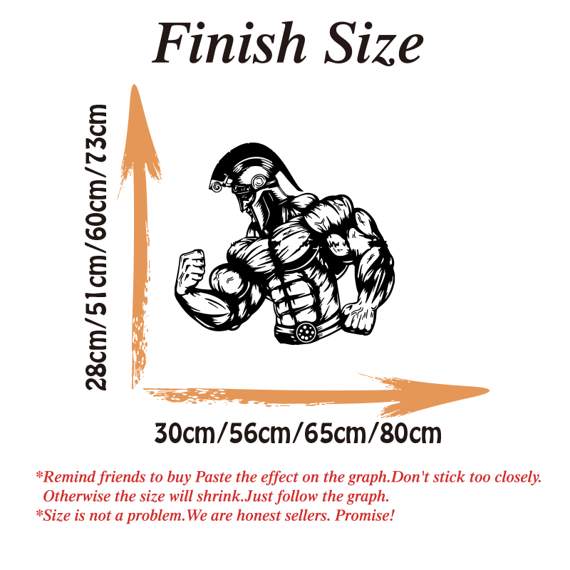 Spartan Muscle Gym Wall Sticke – Crossfit Workout Gear recenzja i cena