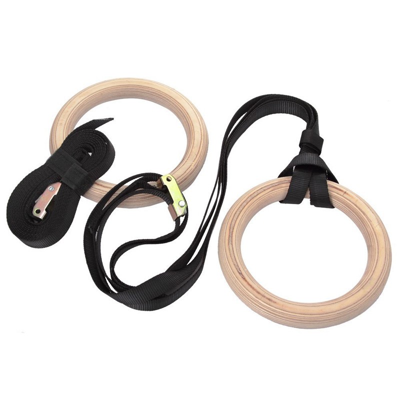 Fitness Gymnastic Rings with A – Gymnastic Ring Wood recenzja i cena