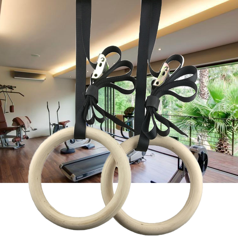 Fitness Gymnastic Rings with A – Gymnastic Ring Wood recenzja i cena