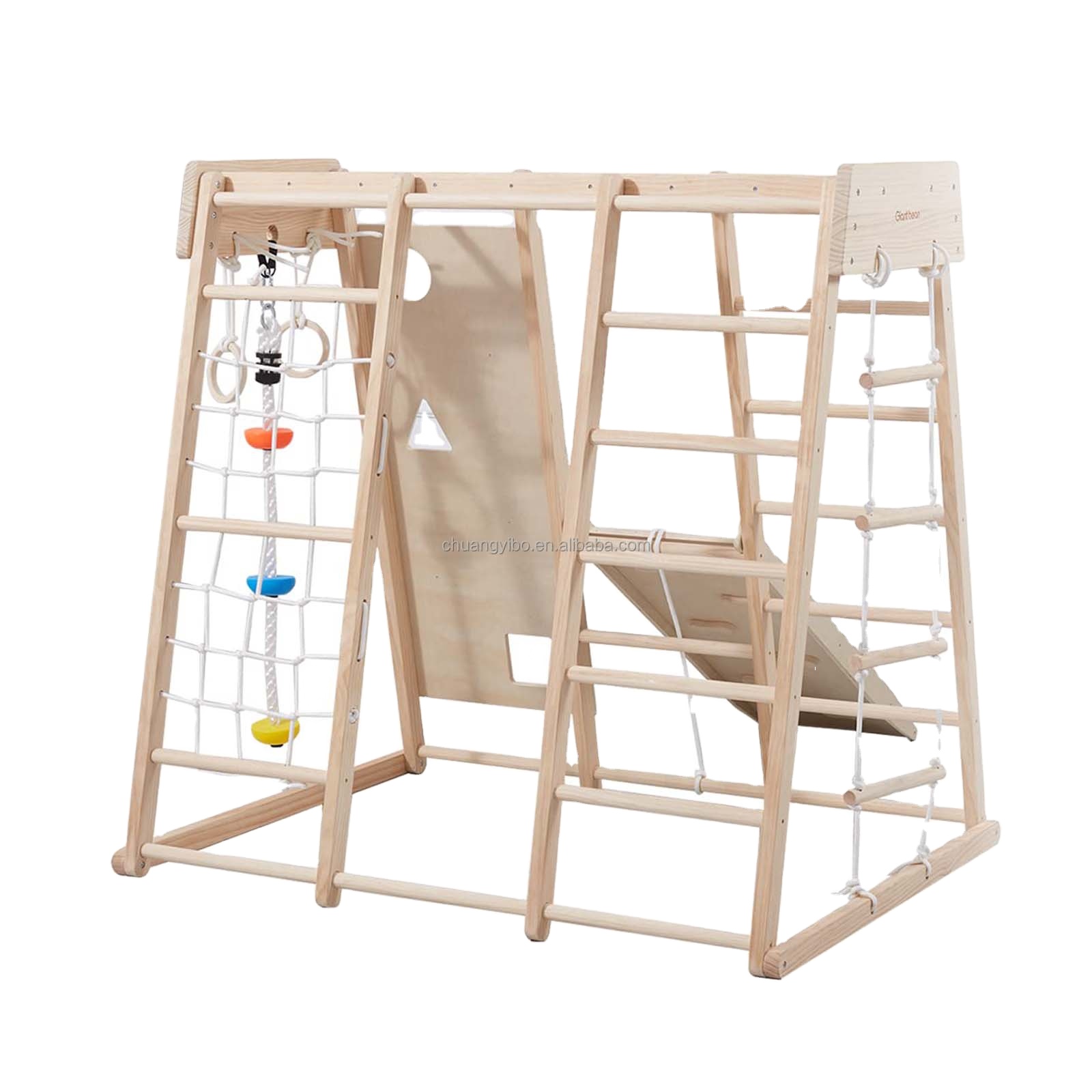 Indoor Playground Jungle Gym T – Gymnastic Ring Wood recenzja i cena