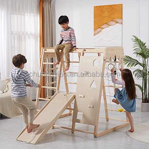 Indoor Playground Jungle Gym T – Gymnastic Ring Wood recenzja i cena