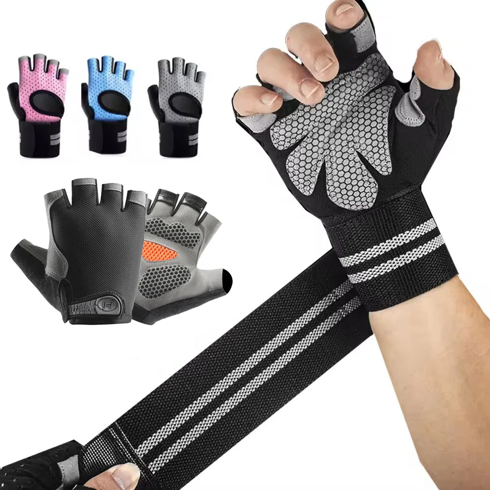 1Pair Half Finger Gym Fitness  – Crossfit Workout Gear recenzja i cena