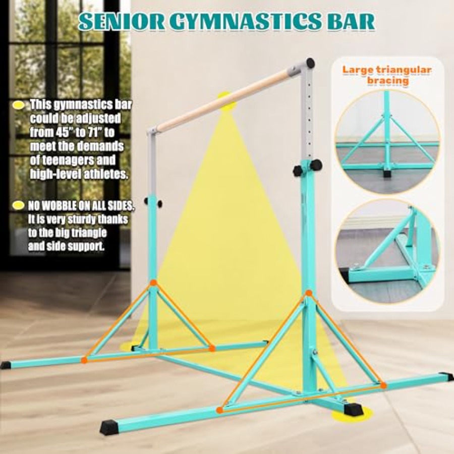 Gymnastics Bar for home gym tr – Gymnastic Ring Wood recenzja i cena