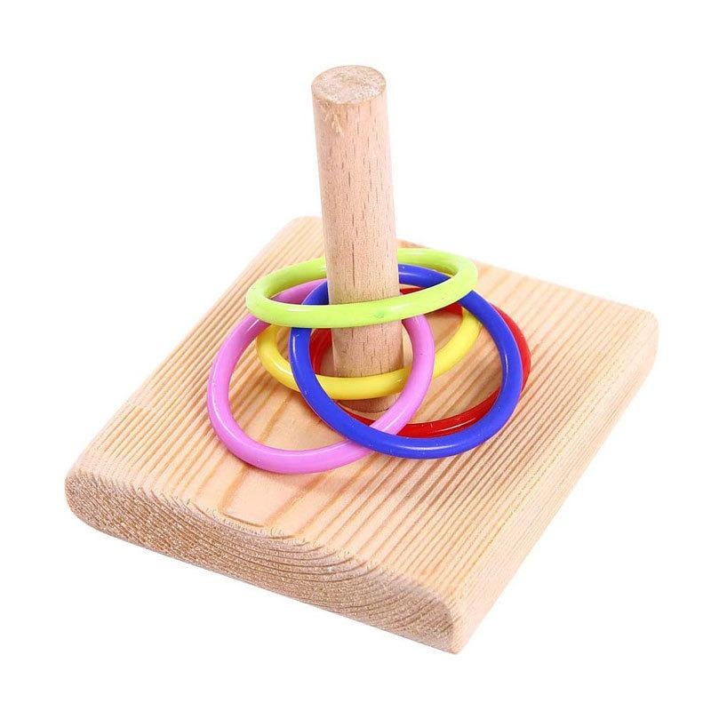 Bird Training Ring Toy Parrot  – Gymnastic Ring Wood recenzja i cena