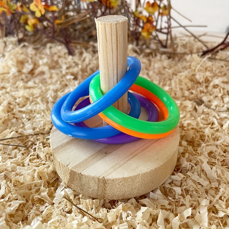 Wooden Interactive Parrot Ring – Gymnastic Ring Wood recenzja i cena
