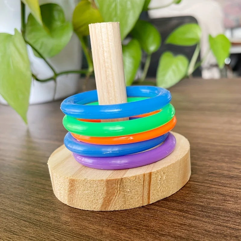 Wooden Interactive Parrot Ring – Gymnastic Ring Wood recenzja i cena