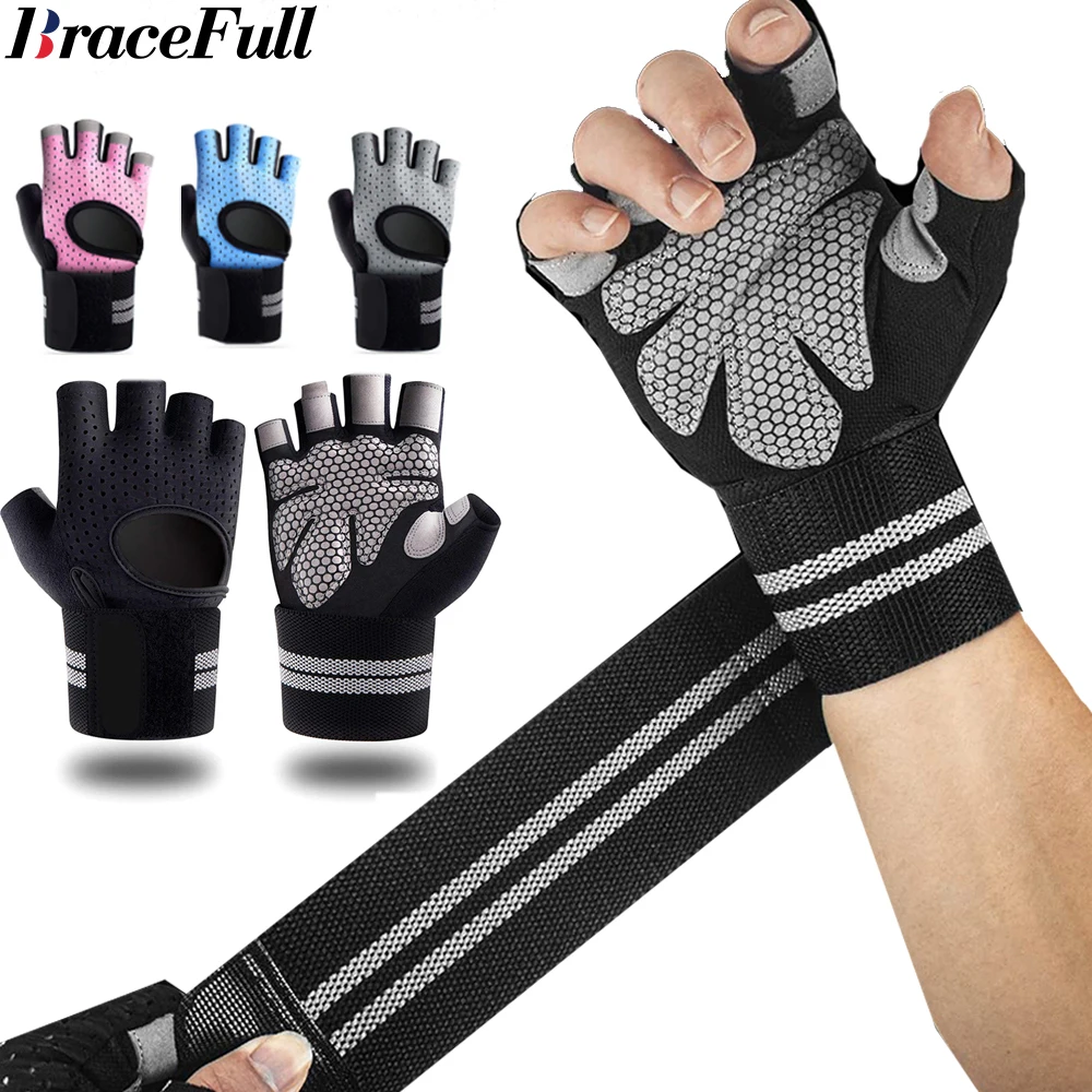 1Pair Half Finger Gym Fitness  – Crossfit Workout Gear recenzja i cena