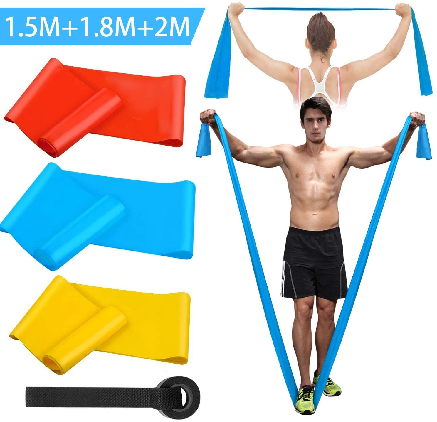 Elastic Fitness Bands 3Pcs Res – Crossfit Workout Gear recenzja i cena